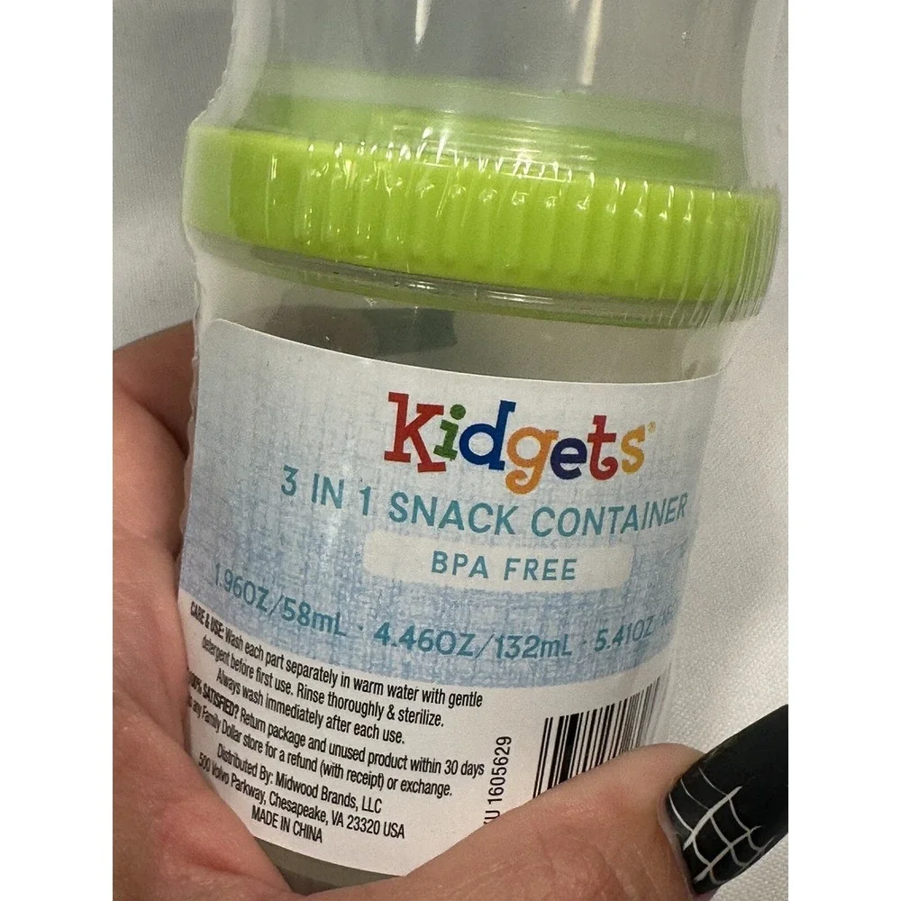1 set kidgets baby snack container 3 in 1‎